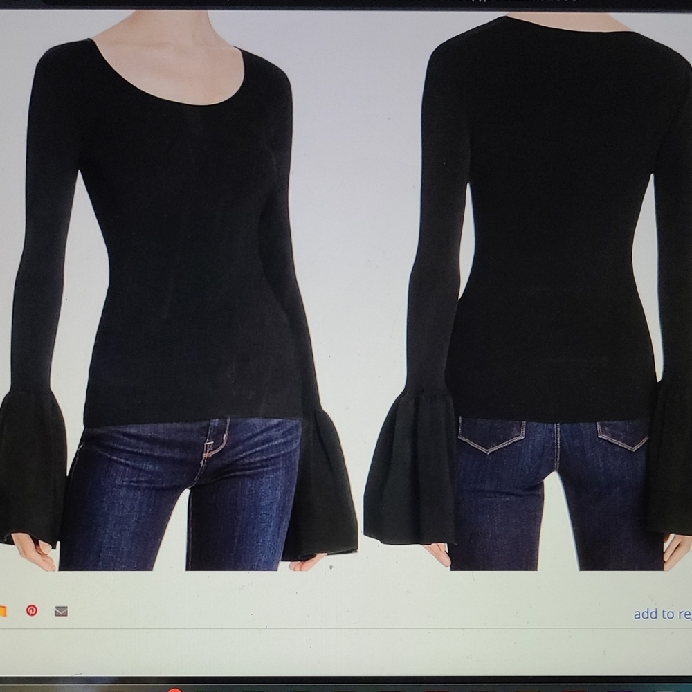 Elizabeth and James Willow Bell Sleeve Sweater